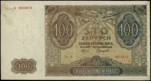100 złotych 1.08.1941