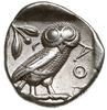 tetradrachma 479-393 pne; Aw: Głowa Ateny w hełmie w prawo; Rw: W kwadracie incusum sowa stojąca w..