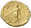 aureus 70-71, Lugdunum (Lyon); Aw: Popiersie cesarza w prawo, IMP CAESAR VESPASIANVS AVG;  Rw: Aeq..