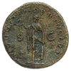 dupondius 103-111, Rzym; Aw: Popiersie cesarza w