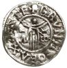 denar typu first hand, 979-985, mennica Exeter, mincerz Brun; ÆĐELRÆD REX ANGLORX /  BRVN M-O EAXC..