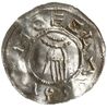 denar przed 1034, Praga; Aw: Popiersie z proporc