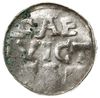 anonimowy denar ok. 1010; Aw: Chrystogram z kulkami po bokach; Rw: CAE / IVICT / SAR, Dbg. 1190; s..