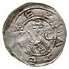 denar z lat 1157-1166; Aw: Popiersie księcia na wprost trzymającego miecz, po prawej litera D, BOL..
