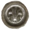 brakteat guziczkowy, początek XIV w.; Lilia o du