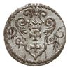 denar 1596, Gdańsk; duże cyfry daty; CNG 145.VII, Kop. 7462 (R2); bardzo ładny