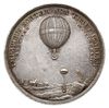 medal autorstwa Loosa z 1788 roku wybity z okazji przelotu balonem Jeana Pierre’a Francoisa Blanch..