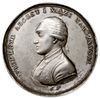 medal autorstwa Jana Ligbera z 1808 r., wybity z okazji przybycia księcia do Warszawy; Aw: Popiers..