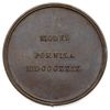 medal autorstwa Józefa Majnerta (1813-1879) po 1830 roku, wybity na pamiątkę pomnika księcia Józef..