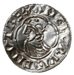 denar typu quatrefoil, 1018-1024, mennica Stamford, mincerz Oswold
