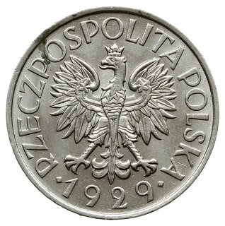 1 złoty 1929 Warszawa; Parchimowicz 108; rzadka 