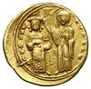 histamenon nomisma (solidus) 1028-1034, Konstantynopol; Aw: Chrystus Pantokrator na tronie na wpro..