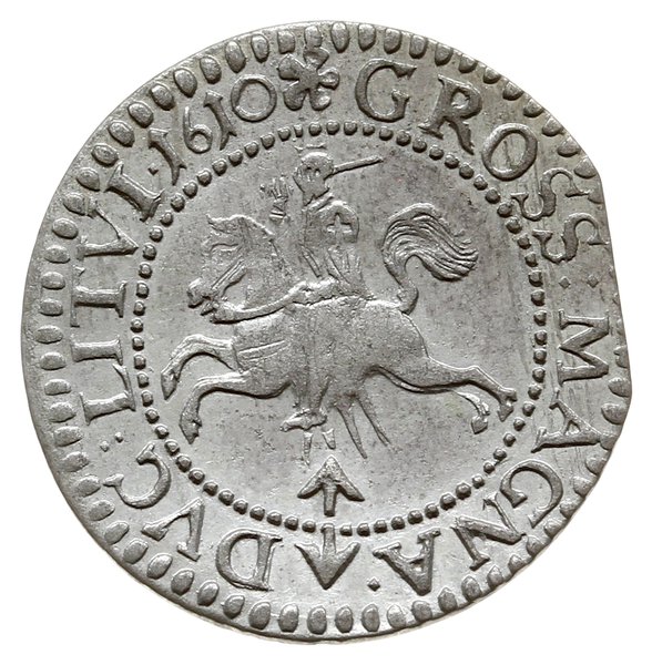 grosz 1610, Wilno; Kop. 3491 (R), Ivanauskas’09 