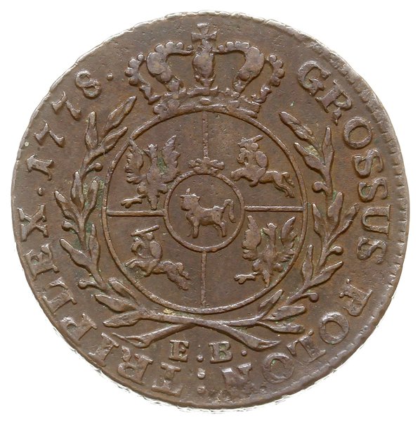 trojak 1778/E.B., Warszawa; Iger WA.78.1.a (R), 