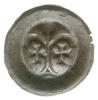 brakteat ok. 1267-1278; Arkady z dwoma krzyżykami pod nimi; BRP Prusy T4, Neumann 1.r; srebro 17 m..