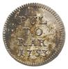 półtorak 1753, Lipsk; Aw: Tarcza herbowa, Rw: Napis PUL / TO / RAK / data; Kahnt 697, Merseburger ..
