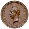 medal z 1857 roku autorstwa J. Minheymera wybity na założenie Akademii Medyczno-Chirurgicznej w Wa..