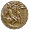 medal z 1898 roku autorstwa Wacława Szymanowskiego poświęcony Adamowi Mickiewiczowi; Aw: Głowa poe..