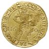 2 dukaty 1650; Delm. 881, Fr. 306, Purmer Ze18; złoto 6.99 g, gięty, ale z blaskiem menniczym