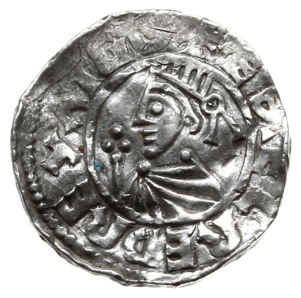 denar typu crvx z lat ok. 1010-1020., będących częścią łańcucha stempli z monety INCLITUS