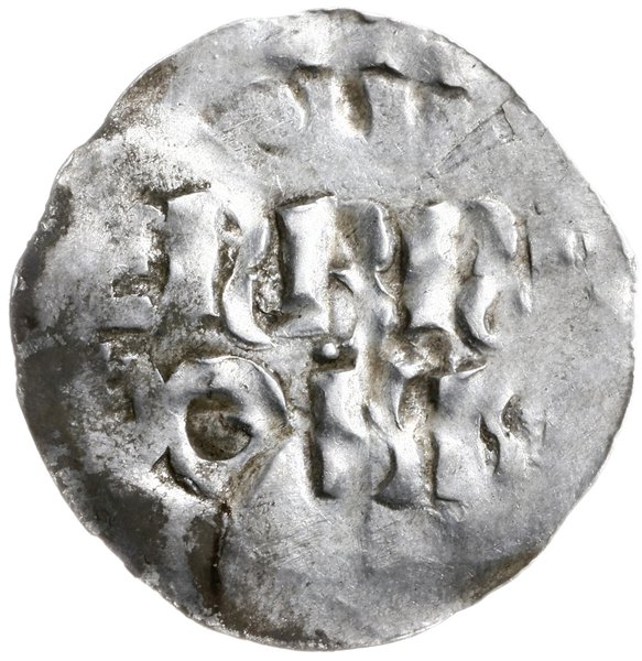 denar 994-1016, Aw: Napis poziomy EISBISIIS DOISIIS