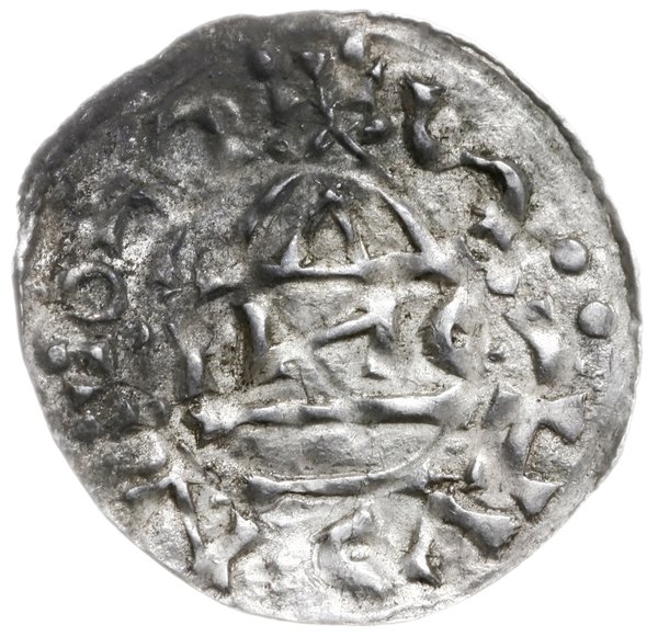 naśladownictwo denara ratyzbońskiego z lat 1002-1009