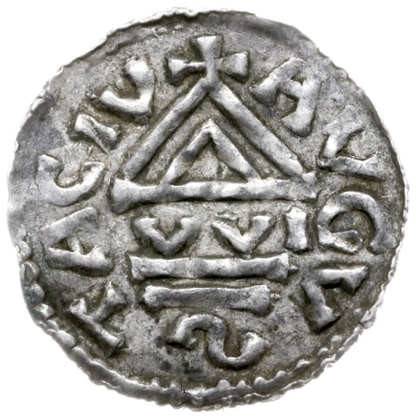 denar 989-995, Augsburg, mincerz Vilja
