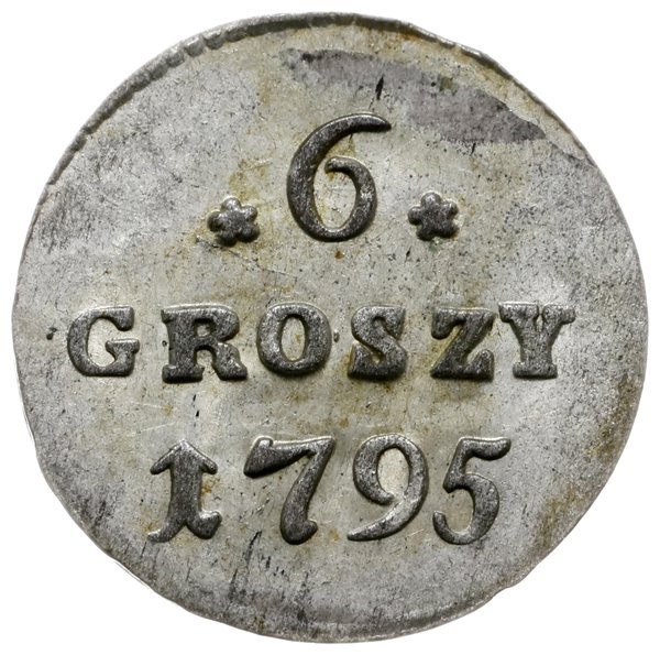 6 groszy (szóstak bilonowy) 1795, Warszawa