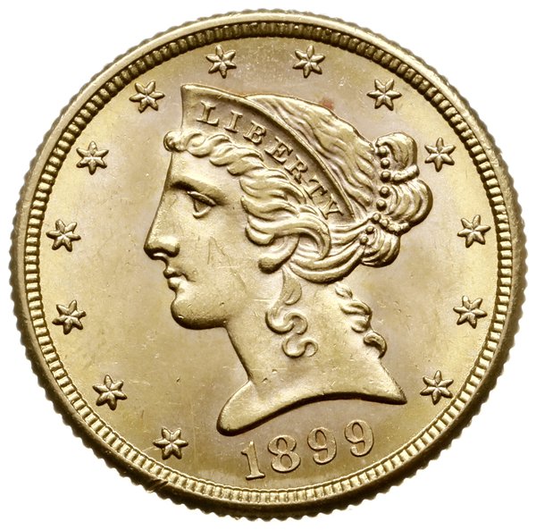 5 dolarów 1899 S, San Francisco