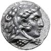 tetradrachma 316-315 pne, mennica Ake (Fenicja); Aw: Głowa Heraklesa nakryta lwią skórą w prawo; R..