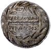 tetradrachma 167-149 pne, mennica Amphipolis; Aw: Tarcza macedońska z głową Artemidy, łukiem i koł..