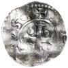 denar 1046-1054, mennica Deventer; Aw: Popiersie świętego na wprost, wokoło BERNVOL...; Rw: Krzyż ..