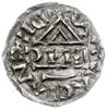 denar 995-1002, Ratyzbona, mincerz Anti; Hahn 25c6.2; srebro 19 mm, 1.18 g, gięty