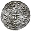 denar 989-995, Augsburg, mincerz Vilja; Hahn 138a1; srebro 22 mm, 1.50 g, gięty, rzadki