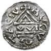denar 989-995, Augsburg, mincerz Vilja; Hahn 138a1; srebro 22 mm, 1.50 g, gięty, rzadki