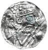 denar 1009-1024, Augsburg; Hahn 145.11; srebro 20 mm, 1.26 g, gięty