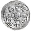 denar z lat 1157-1166; Aw: Popiersie księcia na wprost trzymającego miecz, po bokach dwie litery E..