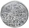 trojak 1599, Mitawa; Iger KuW.99.4.a (R4), Gerbaszewski 2.17.11.5; rzadka moneta, w wyśmienitym st..
