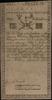 5 złotych 8.06.1794, seria N.C.2., numeracja 13065; Lucow 13 (R4), Miłczak A1c; sklejone naddarcie..