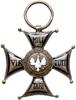 Krzyż Srebrny Orderu Virtuti Militari, klasa V, wykonany przez W. Krupskiego i J. Matulewicza, na ..