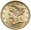 5 dolarów 1902 S, San Francisco; Fr. 145; złoto 8.35 g, pięknie zachowane