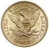 5 dolarów 1902 S, San Francisco; Fr. 145; złoto 8.35 g, pięknie zachowane