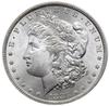 dolar 1883 CC, Carson City; typ Morgan Head; pięknie zachowany, moneta w pudełku firmy ANACS z oce..