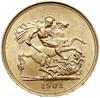 5 funtów 1902, Londyn; Seaby 3965, Fr. 398; złot