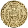 80 lirów 1826, Turyn; znak menniczy litera L i głowa orła; Pagani 28. Mont. 7, Fr. 1132; złoto 25...