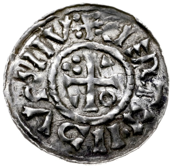 Bawaria, denar 1002-1009, mincerz Aig