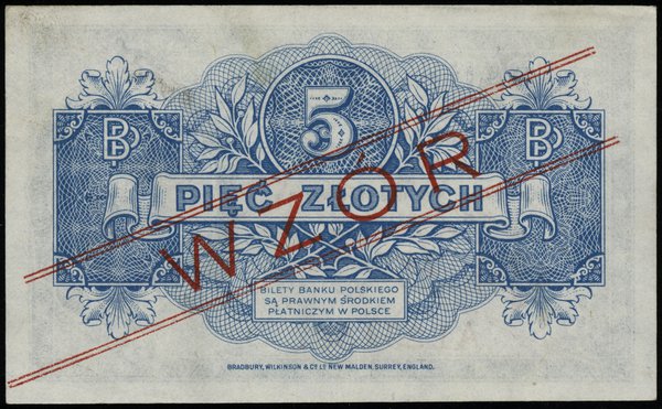 5 złotych 15.08.1939