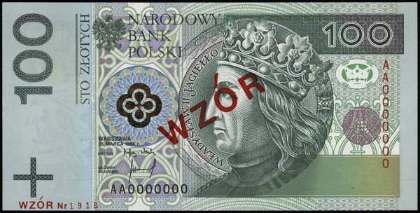 100 złotych 25.03.1994