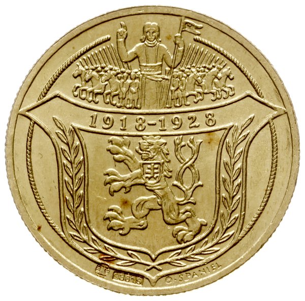 2 dukaty 1928, Krzemnica; 10. rocznica Republiki