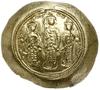 histamenon nomisma, 1068-1071, Konstantynopol; Aw: Chrystus w nimbusie stojący na wprost na podeśc..